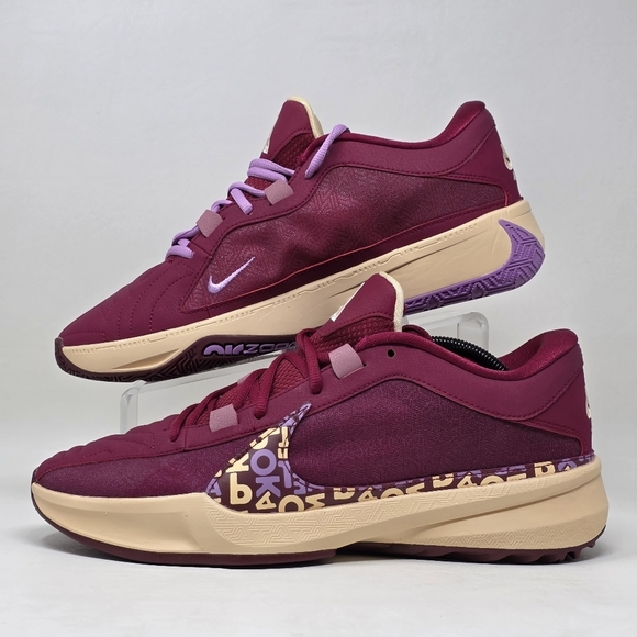 Nike Zoom Freak 5 DX4985-600 Men's Size 11 Noble Red Basketball Shoes New - Picture 3 of 12